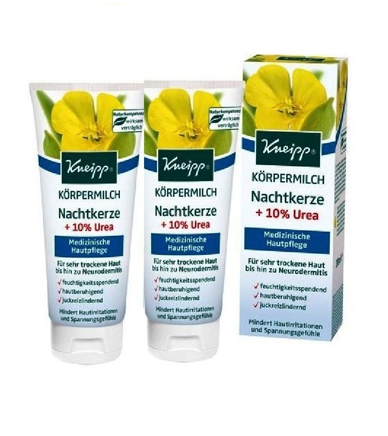 2xPack Kneipp Body Milk Evening Primrose 10% Urea - 400 ml